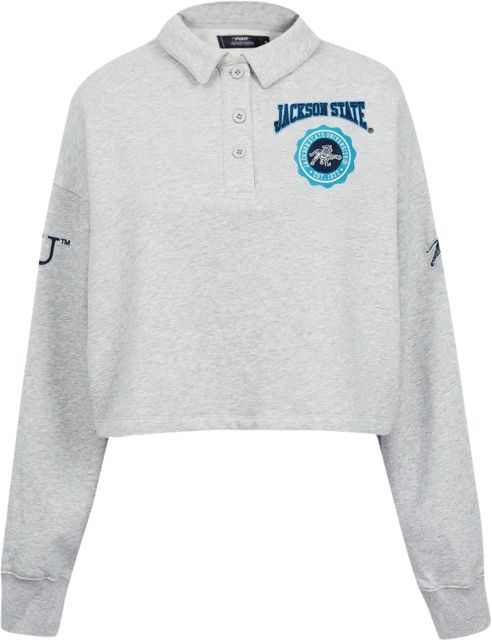 Jackson State University Crest Women's Crop Polo