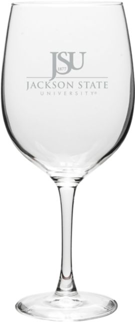 Jackson State University 19 oz. Wine Glass