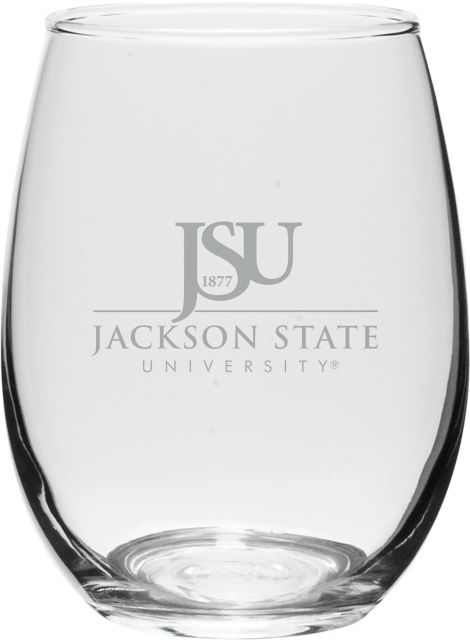 Jackson State University 15 oz. Wine Glass