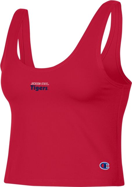 Jackson State University Women's Tigers Cropped Tank Top
