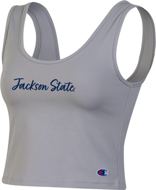 Jackson State University Women's Scoop Neck Crop Tank Top