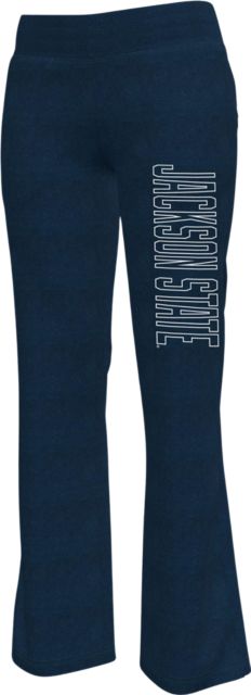 Jackson State University Tigers Women's Low Rise Flare Pants