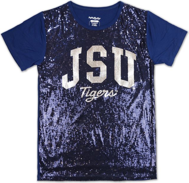 Jackson State University Women's Sequin Short Sleeve T-Shirt