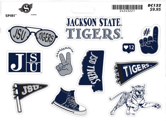 Jackson State University Baseline Sticker Sheet