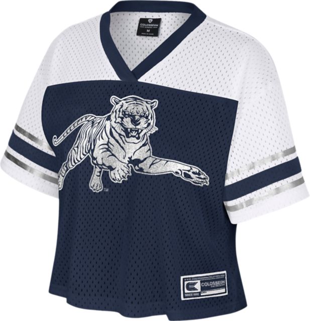 Jackson State University Tigers Women's Bling Football Jersey
