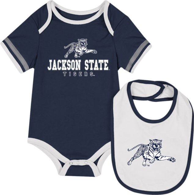 Jackson State University Infant's Tigers Bodysuit Bib Set