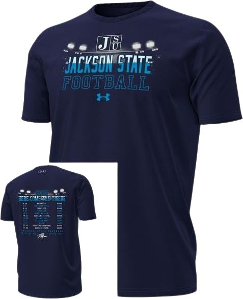 Jackson State University 2025 Football Schedule Short Sleeve T-Shirt