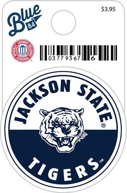 Jackson State University Tigers Mini Sticker