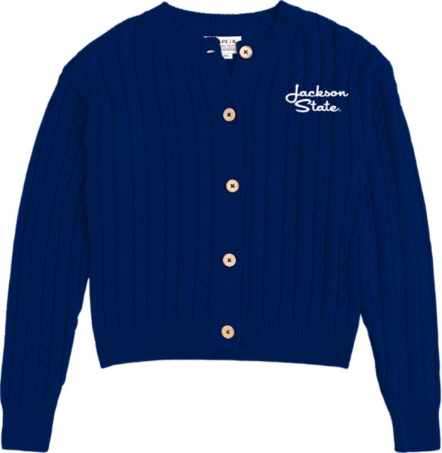Jackson State University Renew Women's Cable Cardigan
