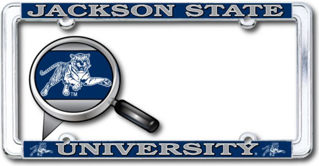Jackson State University Thin Dome License Plate Frame