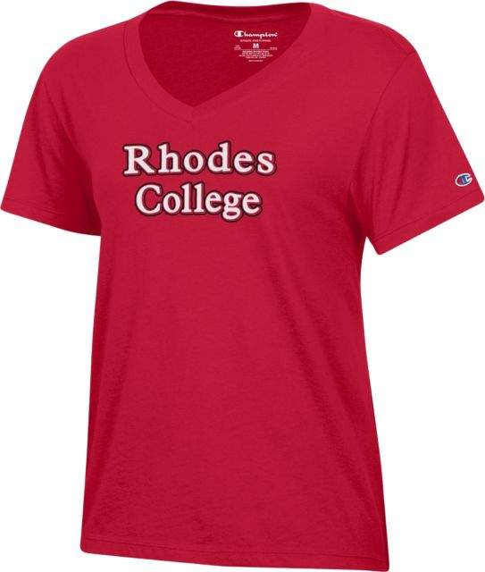 Rhodes College Women's V-Neck Short Sleeve T-Shirt