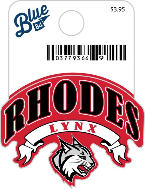 Rhodes College Lynx Mini Sticker
