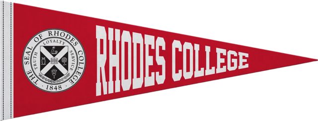 Rhodes College 9"X24" Full Color Pennant