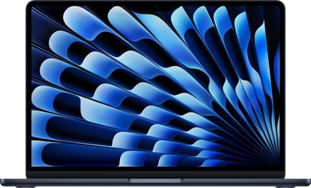 Apple 13-inch MacBook Air: Apple M5 chip with 10‑core CPU and 8‑core GPU, 16GB, 512GB SSD - Midnight - With AppleCare+ 4-Years