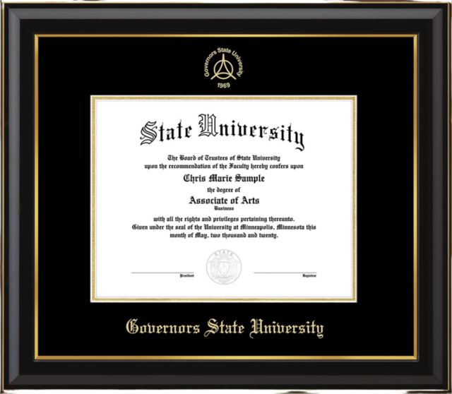 Governors State University Classic Diploma Frame