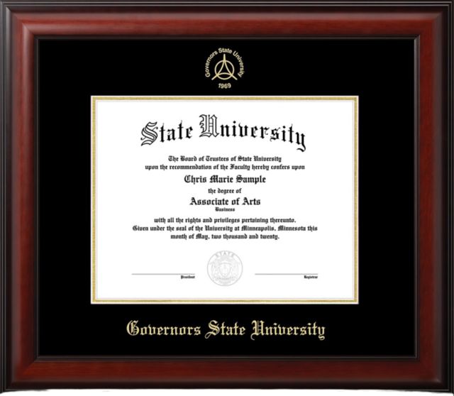 Governors State University 11 in. x 8.5 in. Diploma Frame