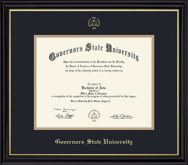 Governors State University Diploma Frame