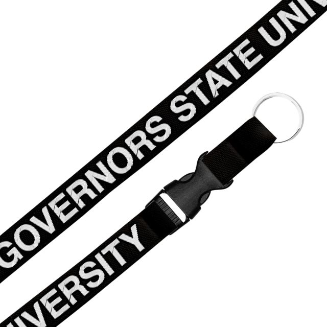 Governors State University 3/4" Woven Lanyard