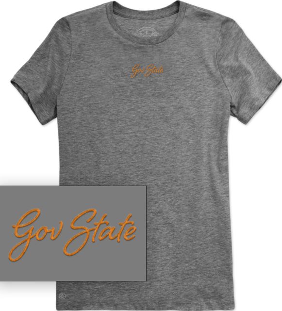 Governors State University Chainstitch Women's Short Sleeve T-Shirt