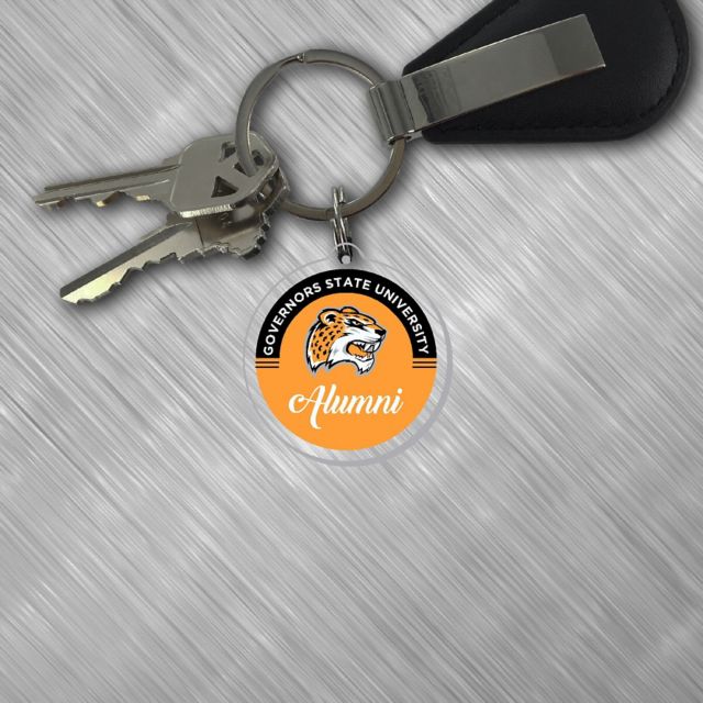 Governors State University Jaguars Laser Cut Keytag