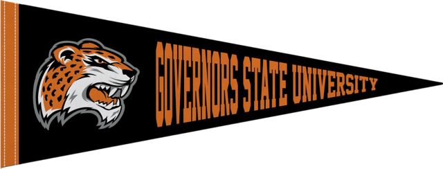 Governors State University 9"X24" Full Color Pennant