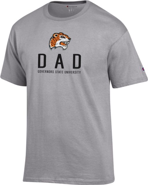 Governors State University Jaguars Dad Short Sleeve T-Shirt
