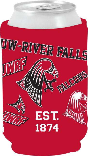 University of Wisconsin - River Falls Falcons Can Coozie