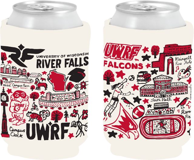 University of Wisconsin - River Falls Julia Gash Can Coozie