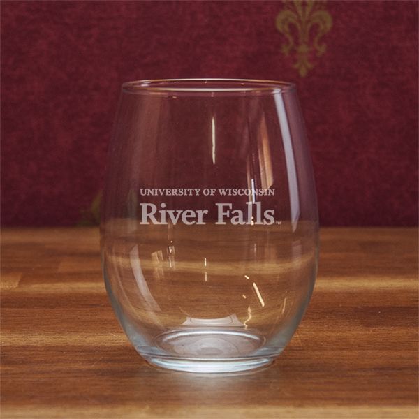 University of Wisconsin - River Falls 21 oz. Stemless Wine Glass