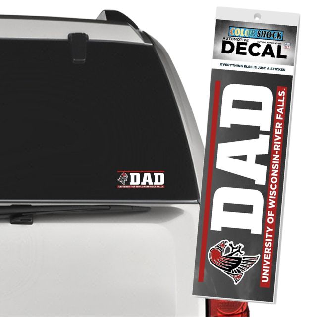 University of Wisconsin - River Falls Falcons Dad Decal