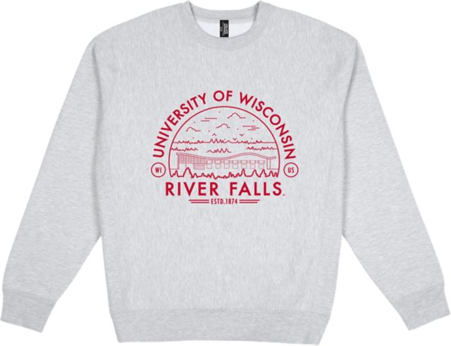University of Wisconsin - River Falls Premium Heavyweight Pullover Fleece Crewneck - ONLINE ONLY