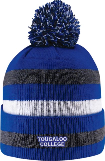 Tougaloo College Pom Cuff Knit Hat