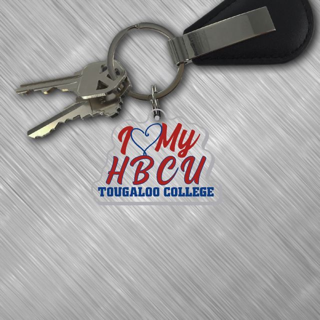 Tougaloo College Love Lasercut Keychain