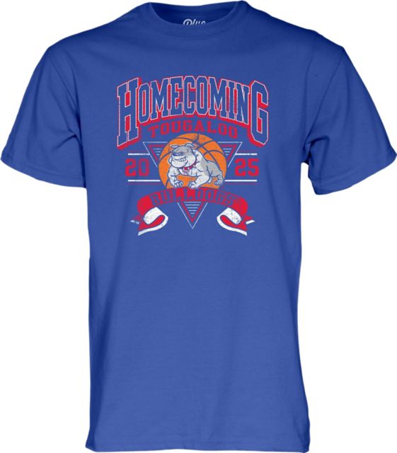 Tougaloo College Bulldogs Basketball 2025 Homecoming Short Sleeve T-Shirt