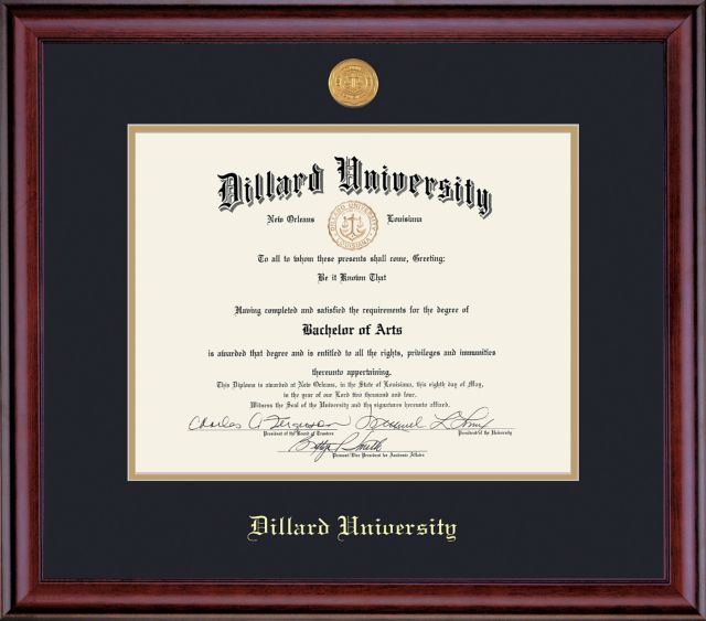 Dillard University 8'' x 10'' Classic Diploma Frame