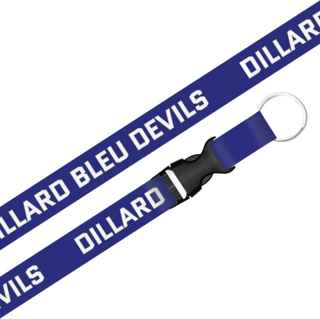 Dillard University Bleu Devils Lanyard with Buckle
