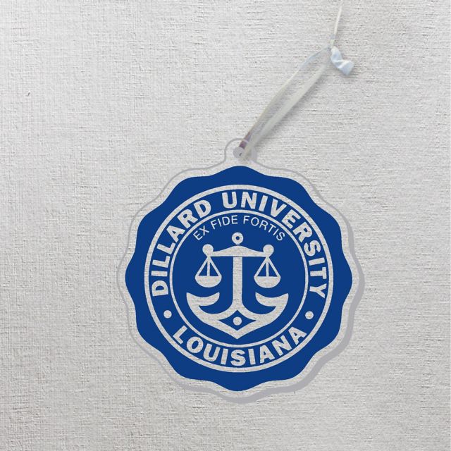 Dillard University 3 in. x 4in. Ornament