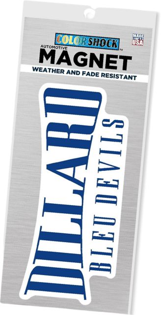 Dillard University 4x4 Small Bleu Devils Magnet