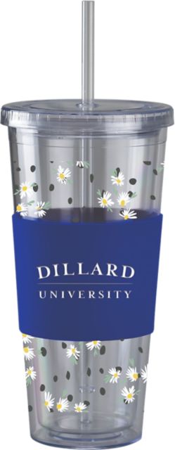 Dillard University Acrylic Tumbler with Straw