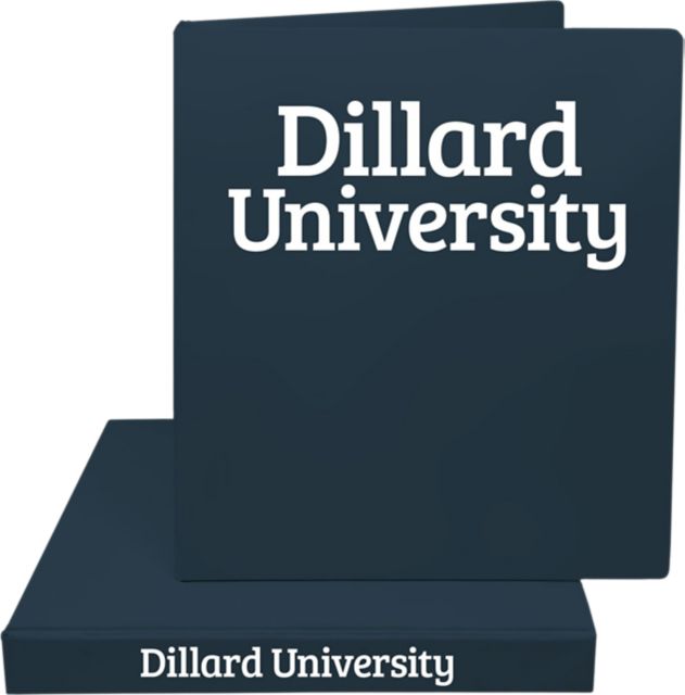 Dillard University 1'' Vinyl Binder