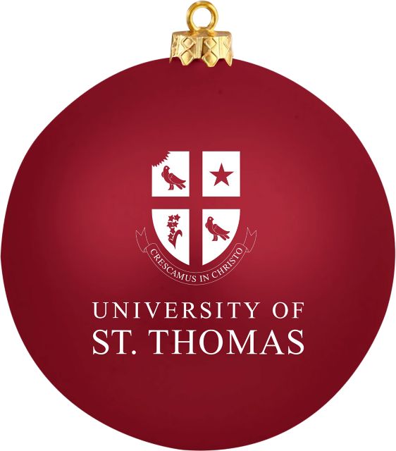 University of Saint Thomas Shatterproof Round Ornament