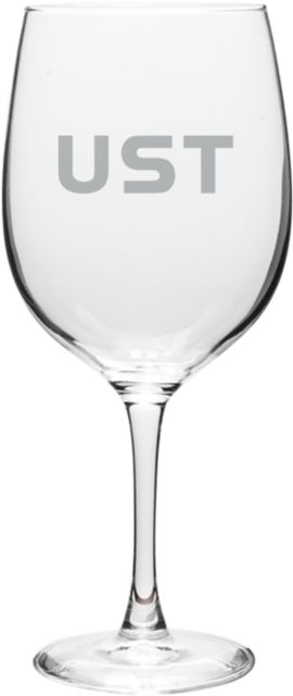 University of Saint Thomas 19 oz. Wine Glass