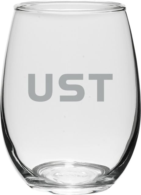 University of Saint Thomas 21 oz. Wine Glass