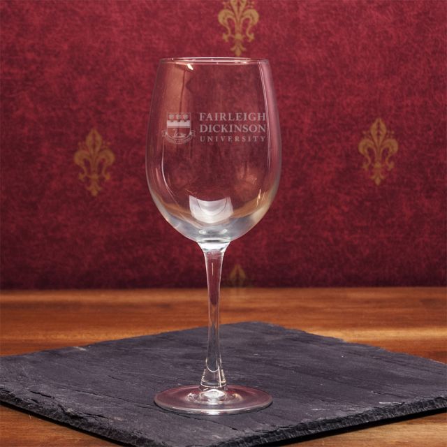 Fairleigh Dickinson University 16 Oz. Wine Glass