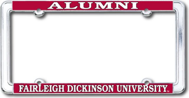 Fairleigh Dickinson University Alumni Thin Dome License Plate Frame