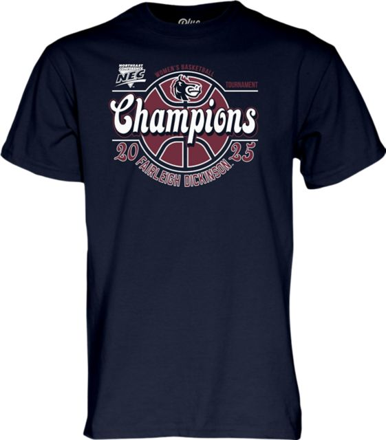 Fairleigh Dickinson University Women's Basketball 2025 Northeast Tournament Champions Short Sleeve T-Shirt