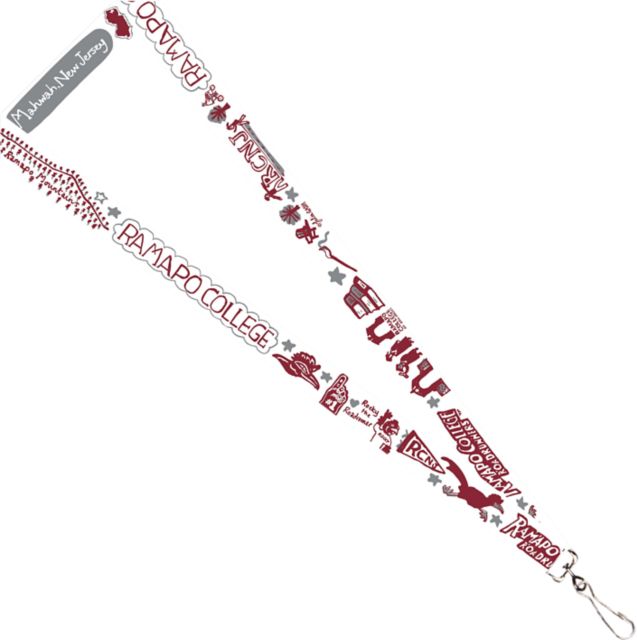 Ramapo College of New Jersey Julia Gash 3/4" Satin Lanyard
