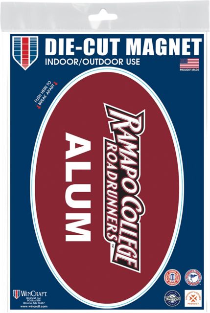 Ramapo College of New Jersey 3.5x5.5 Macot Alumni Magnet