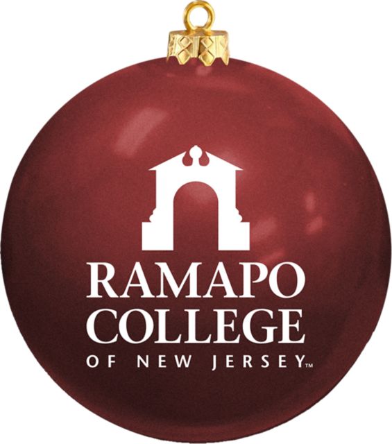 Ramapo College of New Jersey Shatterproof Round Ornament