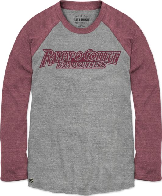 Ramapo College of New Jersey Tri-Blend Long Sleeve Baseball T-Shirt